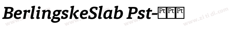 BerlingskeSlab Pst字体转换